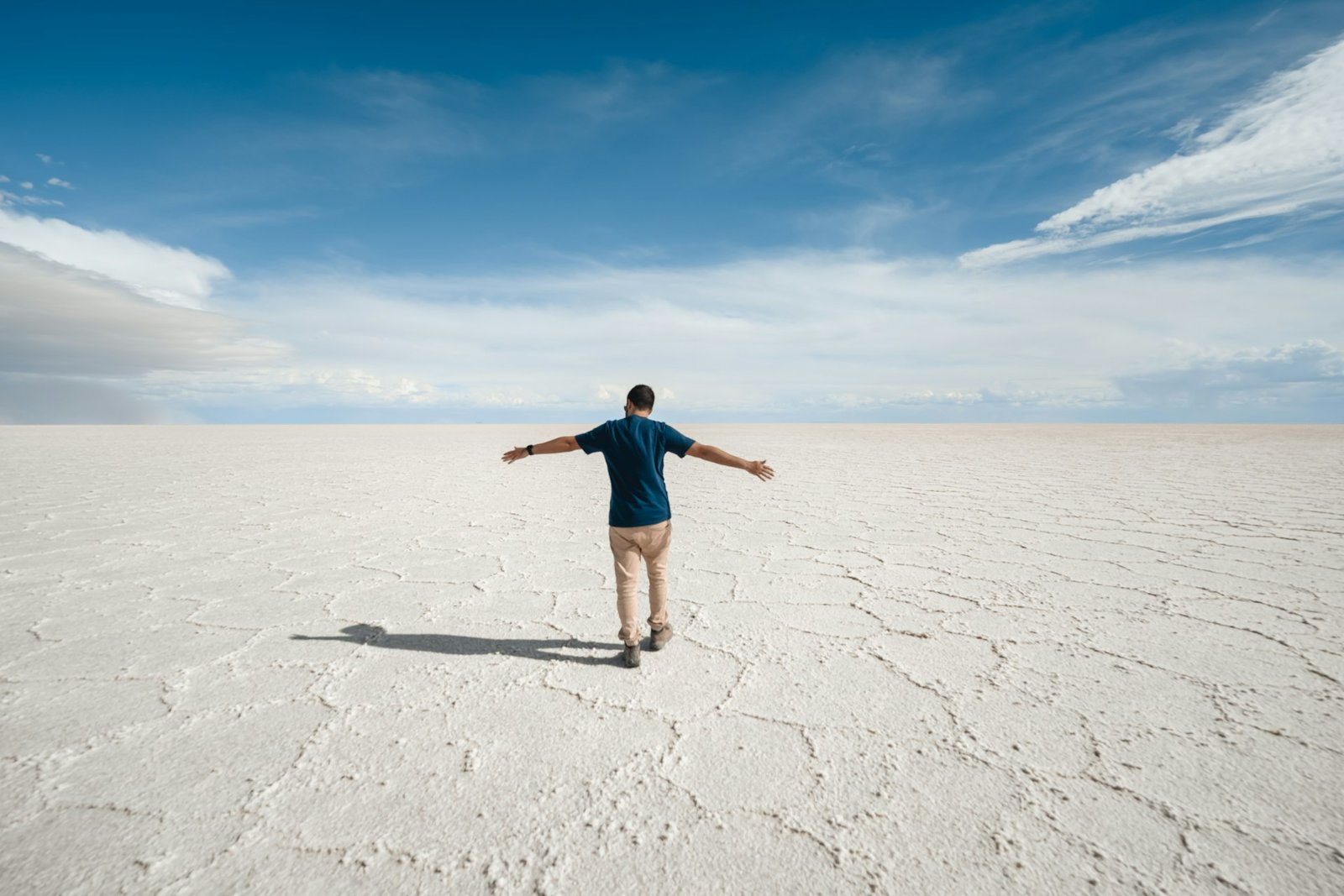 The formation of the salt flats