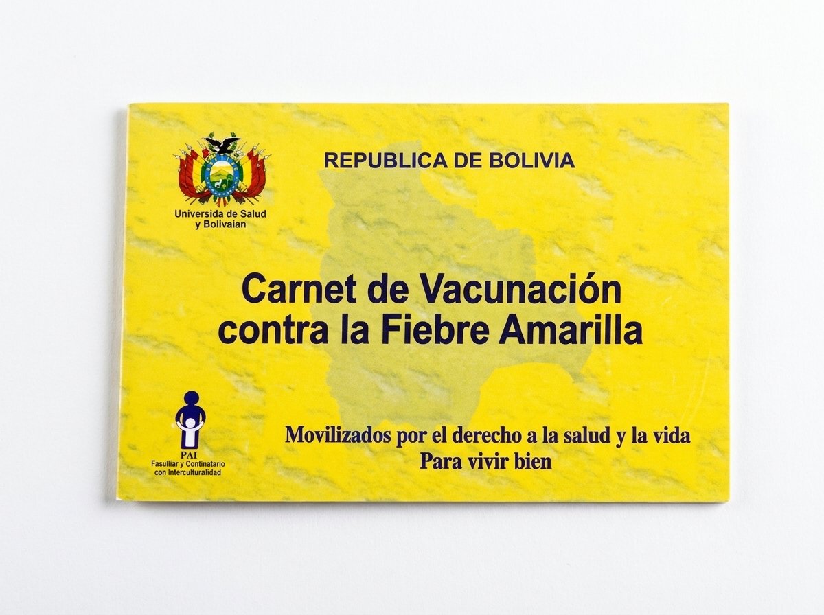 Se requiere la cartilla internacional de vacunación contra la fiebre amarilla para viajar a la región amazónica de Bolivia